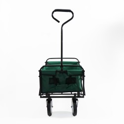 Carro Verde plegable de arrastre OUTDOOR con ruedas 90 x 50 x 65cm