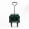 Carro Verde plegable de arrastre OUTDOOR con ruedas 90 x 50 x 65cm