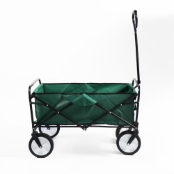 Carro Verde plegable de arrastre OUTDOOR con ruedas 90 x 50 x 65cm