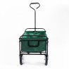 Carro Verde plegable de arrastre OUTDOOR con ruedas 90 x 50 x 65cm