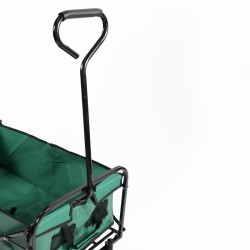 Carro Verde plegable de arrastre OUTDOOR con ruedas 90 x 50 x 65cm