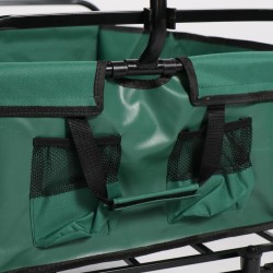 Carro Verde plegable de arrastre OUTDOOR con ruedas 90 x 50 x 65cm
