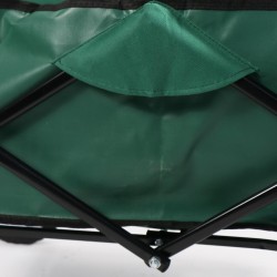 Carro Verde plegable de arrastre OUTDOOR con ruedas 90 x 50 x 65cm