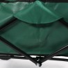 Carro Verde plegable de arrastre OUTDOOR con ruedas 90 x 50 x 65cm