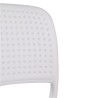 Silla Moka blanca pvc