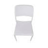 Silla Moka blanca pvc