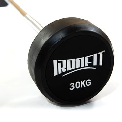 Barra para Pesas 30 kg Compatible con Discos Entrenamiento de Fuerza en Casa