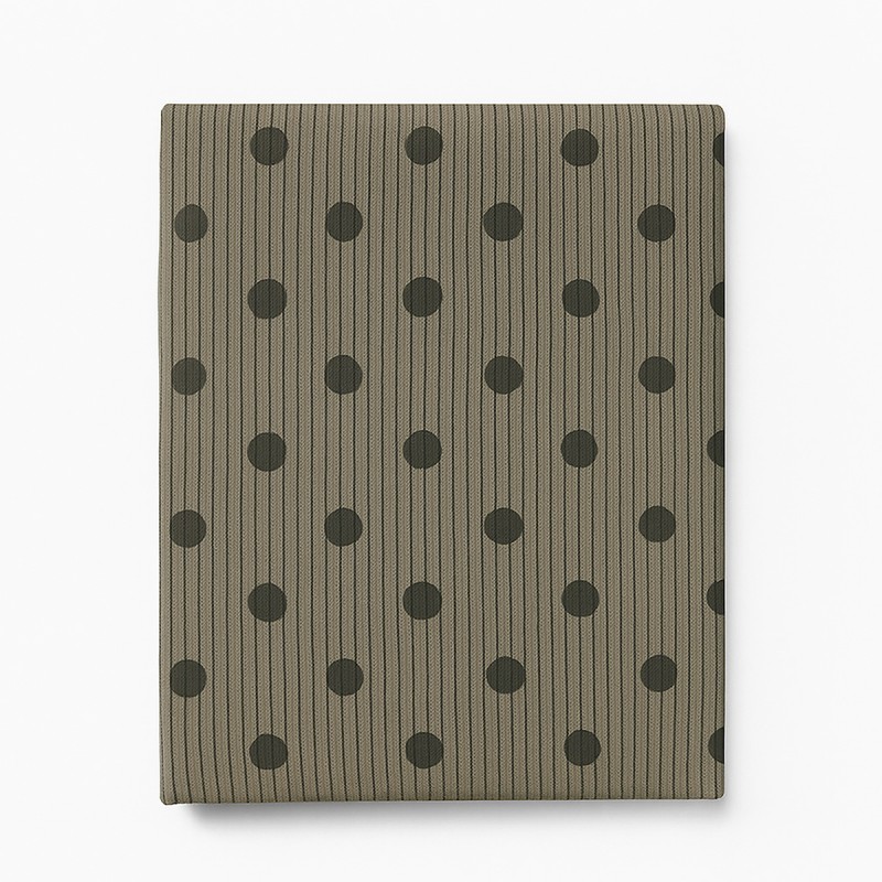 Libreta Planner Moon Journal tapa dura de Algodón y papel reciclado / 96 hojas / 15x20cm / Gris