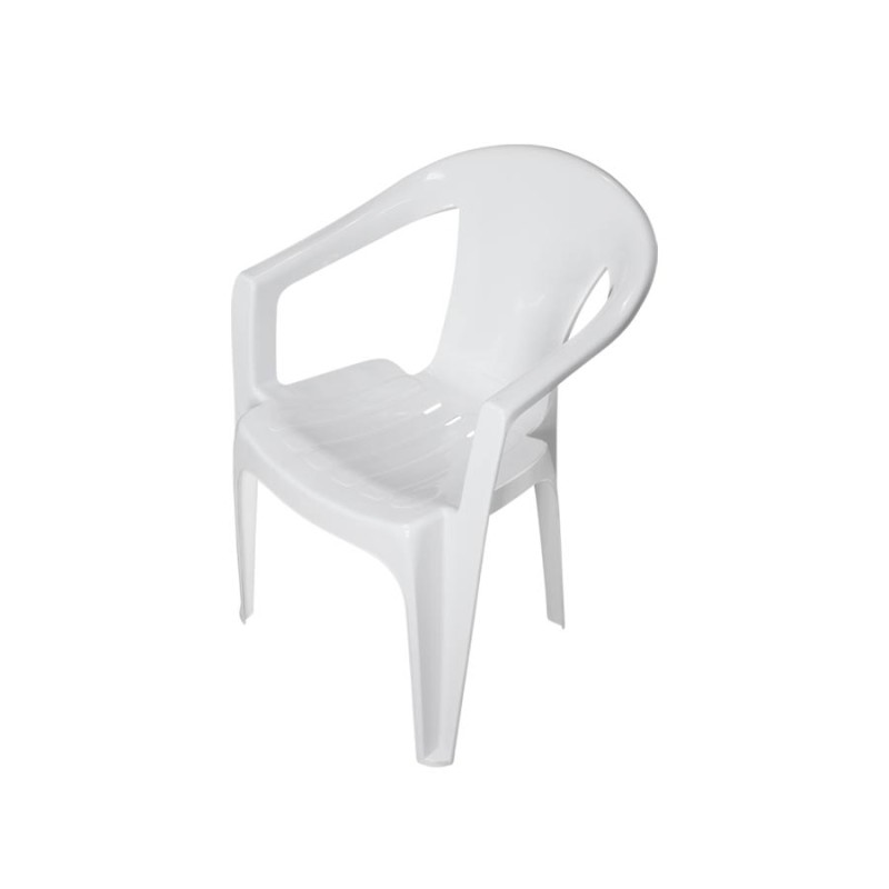 Silla Plástica Milán blanca