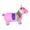 PONY UNICORNIO INFLABLE SALTARIN ROSADO 58X25X49