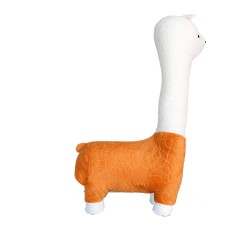 LLAMA MELINKA PELUCHE NARANJO 105X30X45CM