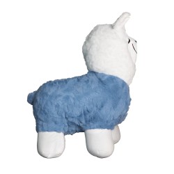 BABY LLAMA MELINKITA AZUL PELUCHE 38X34X22CM