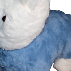 BABY LLAMA MELINKITA AZUL PELUCHE 38X34X22CM