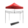 Toldo araña plegable 3×3 metros color Rojo