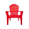 Silla plástica ADIRONDACK Diferentes Colores Azul y Rojo