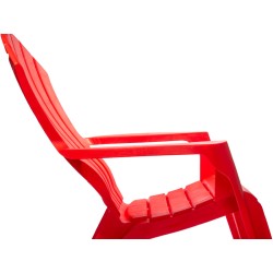 Silla plástica ADIRONDACK Diferentes Colores Azul y Rojo