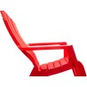 Silla plástica ADIRONDACK Diferentes Colores Azul y Rojo