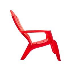 Silla plástica ADIRONDACK Diferentes Colores Azul y Rojo