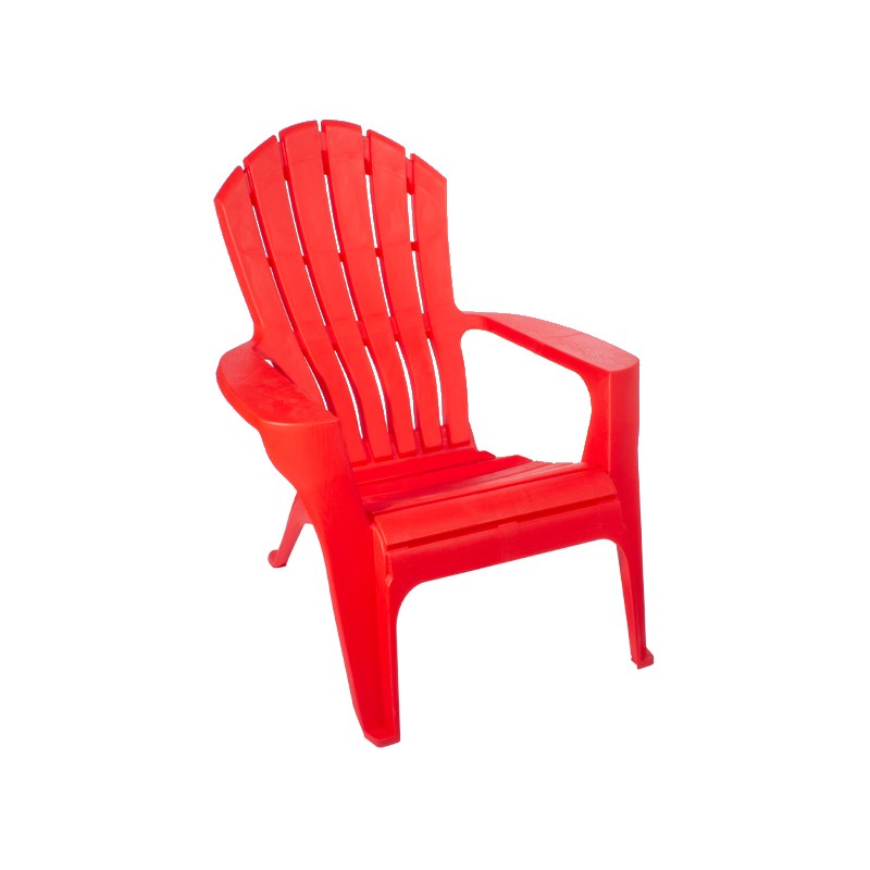 Silla plástica ADIRONDACK Diferentes Colores Azul y Rojo