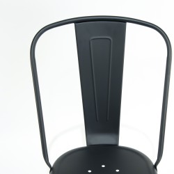 Silla Tolix Metálica Negra