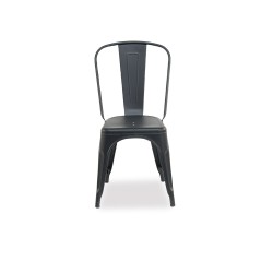 Silla Tolix Metálica Negra