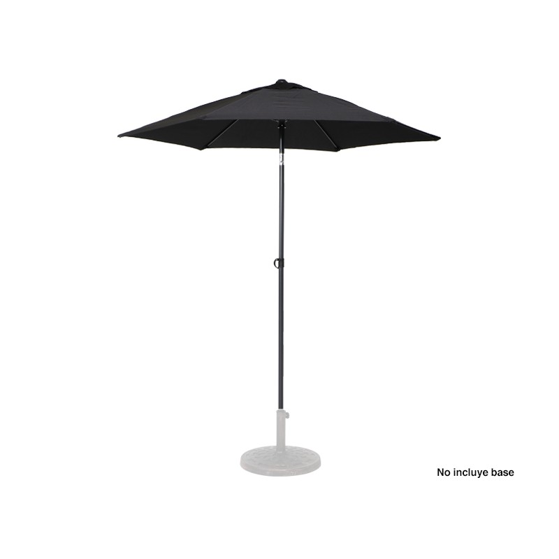Quitasol Redondo color Negro – 2 metros (NO INCLUYE BASE)