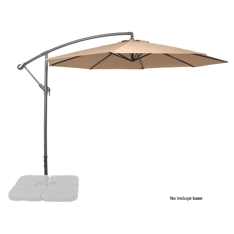 Quitasol Lateral color Beige – 3 m (NO INCLUYE BASE)