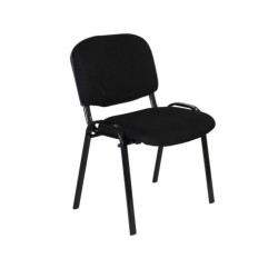 Silla ISO tapiz negro